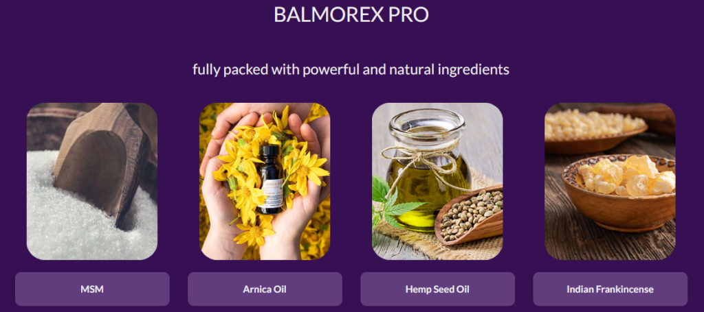 Balmorex Pro Ingredients
